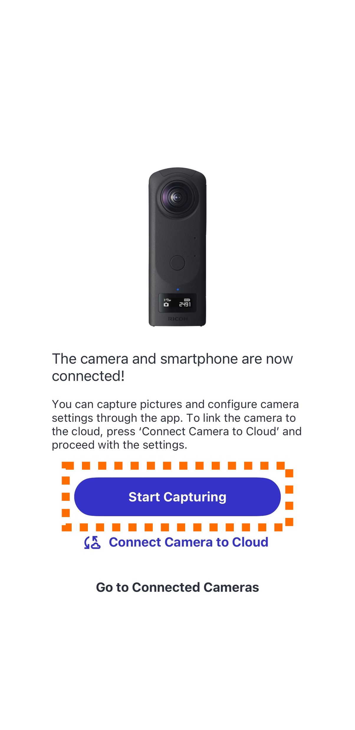 Manuals > THETA Z1 > Link your smartphone and camera with the